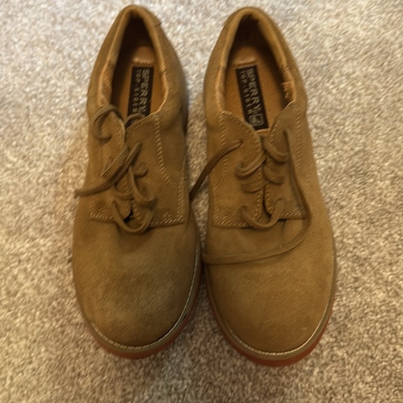 Sperry Brown Sneakers Classic Moccasin Design - Picture 2 of 3
